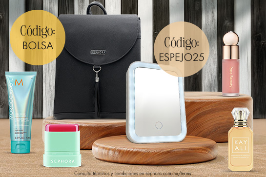 ¡Prepárate para el verano! En compras mayores a $799 mxn escoge tu regalo entre 2 increíbles opciones