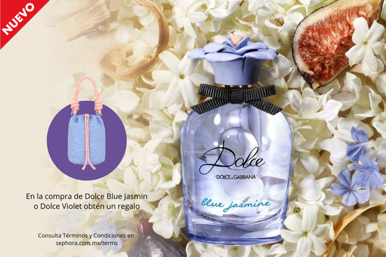 La fragancia femenina Dolce Blue Jasmine EDP, es un aroma cosmopolita, tan enérgico como delicado