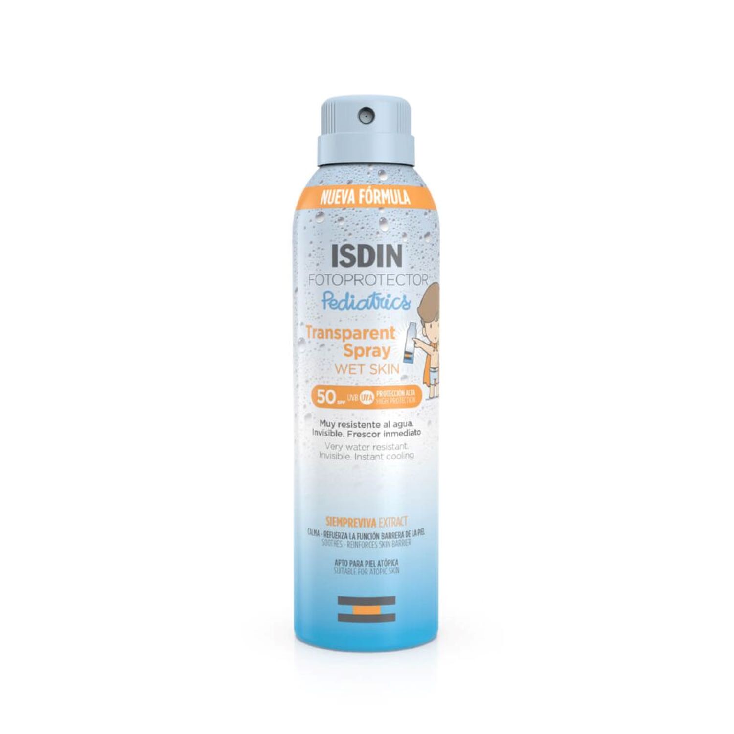 fp isdin 50 spray wet skin ped (bloqueador en spray)