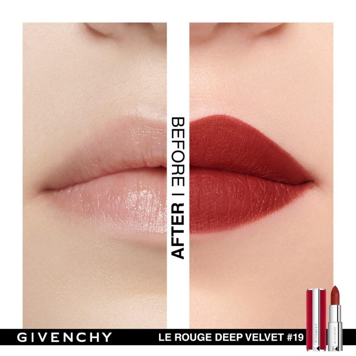 GIVENCHY LE ROUGE DEEP VELVET (LIPSTICK  MATE ULTRAPIGMENTADO DE LARGA DURACIÓN)