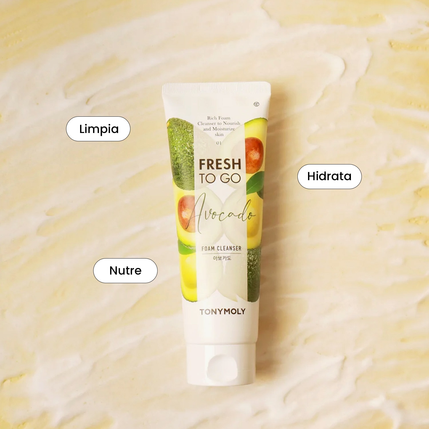 FRESH TO GO AVOCADO FOAM CLEANSER